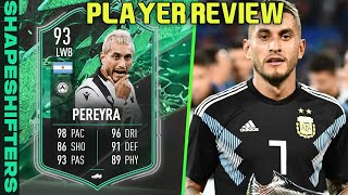 ABSOLUTE MONSTER 😱 93 SHAPESHIFTERS PEREYRA PLAYER REVIEW FIFA 22 ULTIMATE TEAM [upl. by Annayad]