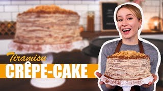 TiramisuCrêpeCake I Grundrezept CrêpeTeig [upl. by Viafore471]