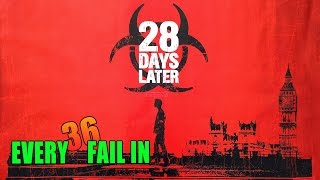 Every Fail In 28 Days Later  Everything Wrong With 28 Days Later Mistakes and Goofs [upl. by Acinorahs]