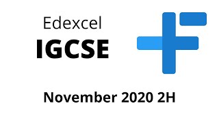 IGCSE Maths Edexcel November 2020 Paper 2 [upl. by Dora]