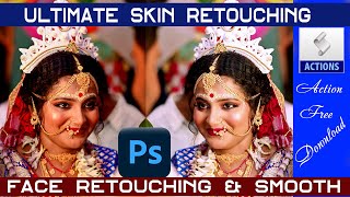 Ultimate Skin Retouching amp Smoothing  Bangla Photoshop Tutorial for Face Retouching amp smooth skin [upl. by Anehsak803]