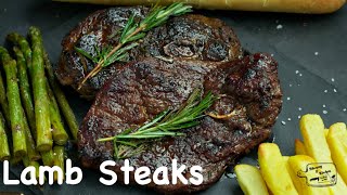 Lamb Steak Recipe  How to Perfectly Cook Steaks  PanSeared Lamb Steak [upl. by Libre77]