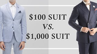 100 Suit vs 1000 Suit  Differences Between Cheap amp Expensive Suits  Gentlemans Gazette [upl. by Cohe]