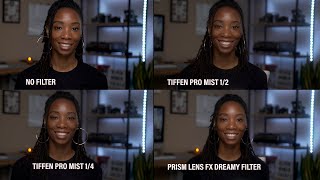 TIFFEN PRO MIST FILTER VS THE PRISM FX DREAMY LENS FILTER [upl. by Nappie723]