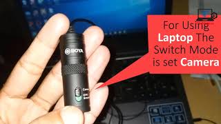 How to connect Boya M1 microphone to pc and configure settings [upl. by Medrek]