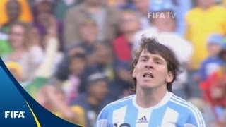 Argentina v Nigeria  2010 FIFA World Cup  Match Highlights [upl. by Ymorej]