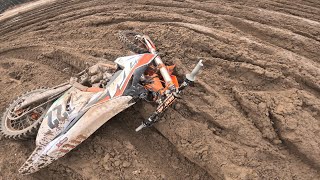 Gopro hero 11  4K  mx lommel muddy   crash [upl. by Sherie]