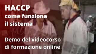 HACCP COME FUNZIONA IL SISTEMA  Demo del videocorso di formazione online di Mega Italia Media [upl. by Ecyrb]