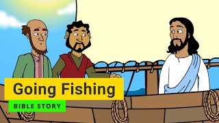 Bible story quotGoing Fishingquot  Primary Year C Quarter 3 Episode 1  Gracelink [upl. by Smith]