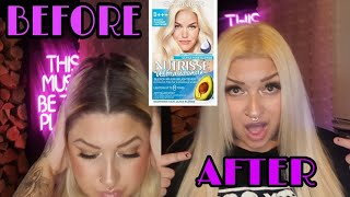 Garnier Nutrisse Ultra Blonde reviewroot touch up 😃 [upl. by Bryant]