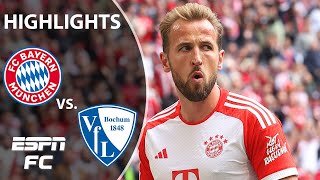 ⚽ HARRY KANES 1ST BAYERN HAT TRICK ⚽ Bayern Munich vs VfL Bochum  Bundesliga Highlights  ESPN FC [upl. by Glad]