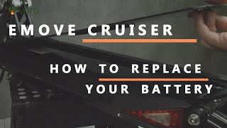 How to replace your EMOVE Cruiser battery [upl. by Repsag771]