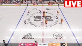 NHL LIVE  Philadelphia Flyers vs Montreal Canadiens  10th Jan 2024  Full Game Highlights NHL 24 [upl. by Edana]