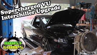 FI Interchiller Install  Supercharged VU SS [upl. by Vasya]