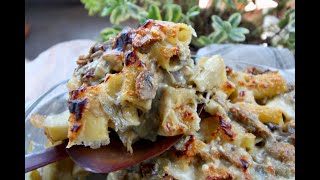 Pasta al forno con carciofi e funghi [upl. by Garrott]