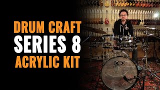 Drum Craft Series 8 Acrylic Kit amp Dream Cymbals  CME Gear Demo [upl. by Georgine72]