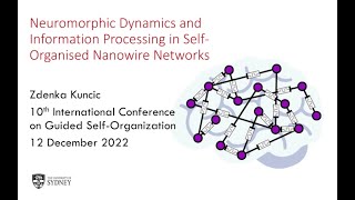 Neuromorphic dynamics and information processing in selforganised nanowire networks [upl. by Nylodnarb449]