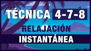 😴 MEDITACIÓN GUIADA para DORMIR ▶️ TÉCNICA 478 de RESPIRACIÓN [upl. by Nerrual]