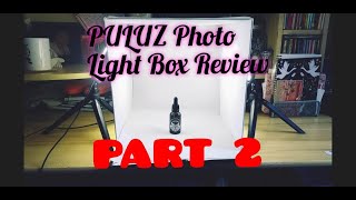 PULUZ Soft Light Box Review part 2 Photography light box [upl. by Netnerb]