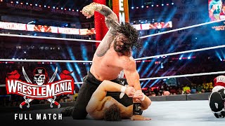 FULL MATCH — Roman Reigns vs Edge vs Daniel Bryan — Universal Championship Match WrestleMania 37 [upl. by Finnigan]