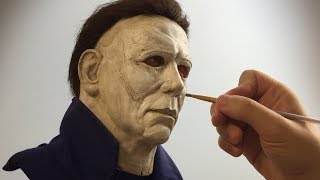 Michael Myers Sculpture Timelapse  Halloween [upl. by Icram]