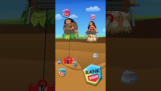 MOANA 2 gold digging game Rank Up Challenge  moana maui rankup shorts catnap levels [upl. by Nishom]