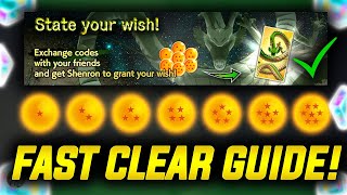 6th ANNIVERSARY SHENRON GUIDE FASTEST WAY TO GET ALL THE DRAGON BALLS Dragon Ball Legends [upl. by Giule]