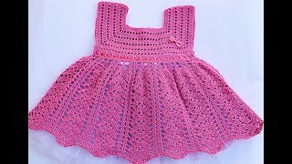 Crochet girl dress  Majovel crochet [upl. by Ynnohj]