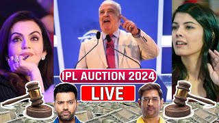 🔴Tata IPL Player Auction Live Streaming  IPL 2024 Auction Live  IPL Player Auction 2024 Live ipl [upl. by Ardeed]