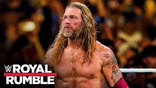 Edge returns at Royal Rumble and delivers vicious Spears Royal Rumble 2020 WWE Network Exclusive [upl. by Hayman]