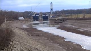 Welland Canal drained looking south from the Glendale Bridge 2013 [upl. by Pearline]