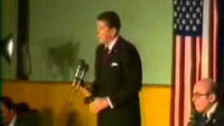 Ronald Reagan Im Paying For This Microphone 1980 ElectionWallDotOrgflv [upl. by Rosecan]