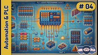 PLC Ladder programming 1  Learn under 5 min  NO NC contacts  AND gate logic [upl. by Ima]