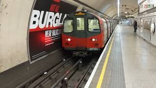 Euston Station 5 London Transport underground tube trains Northern line going south [upl. by Watkins]