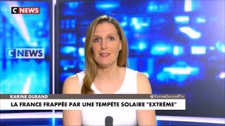 Aurores boréales en France  lexplication  Karine Durand sur CNEWS [upl. by Leahey]