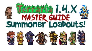 Best Terraria Summoner Loadout Guide 14x Master Mode PreHardmode amp Hardmode Progression [upl. by Idolah51]