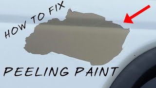 How To Fix Peeling Paint On Your CarTruckSuv [upl. by Davenport]