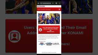 How to Change Konami Id Password in efootball pes 2024 efootball2024 efootball [upl. by Ailet354]