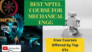 BEST NPTEL COURSE FOR MECHANICAL ENGINEERING [upl. by Aldric934]