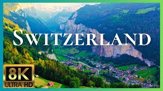 PAISAJES de SUIZA con MÚSICA RELAJANTE 8K ✦ Namaste Music Club [upl. by Steinke433]