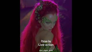 Poison Ivy Animation vs Liveaction gothamcity batman dcuniverse shortvideo shorts [upl. by Devehcoy]