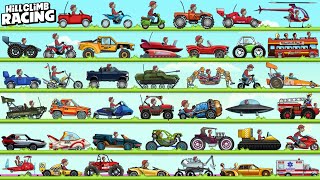 HILL CLIMB RACING BEST VEHICLE RANKINGS 145  COMPARING ALL VEHICLES [upl. by Enimzzaj]