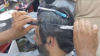 ASMR Barber Spiky Haircut For Mens alrayaanhairstudio [upl. by Airahs]